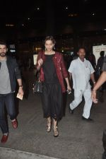 Sonam Kapoor & Fawad Khan snapped at Airport in Mumbai on 11th Sept 2014